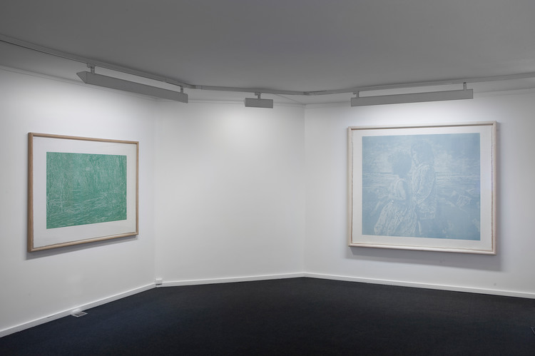 PORTRAITS AND LANDSCAPES : Woodcuts, Installation View
