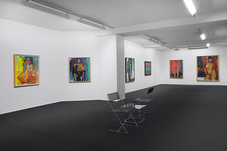 Aktmalerier, Installation View