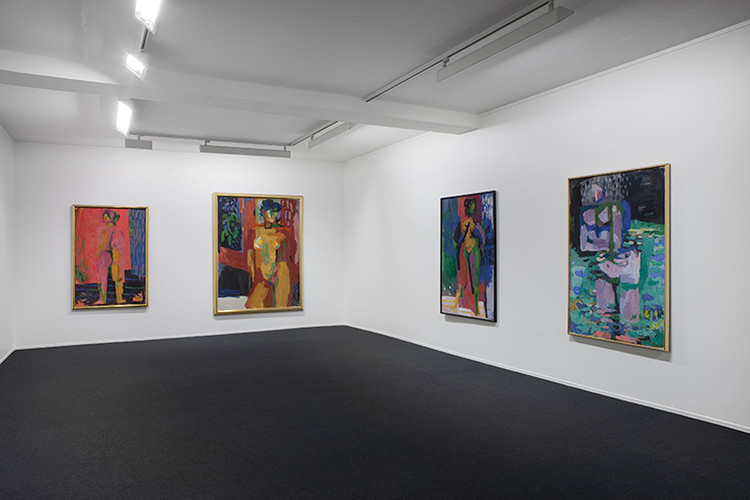 Aktmalerier, Installation View